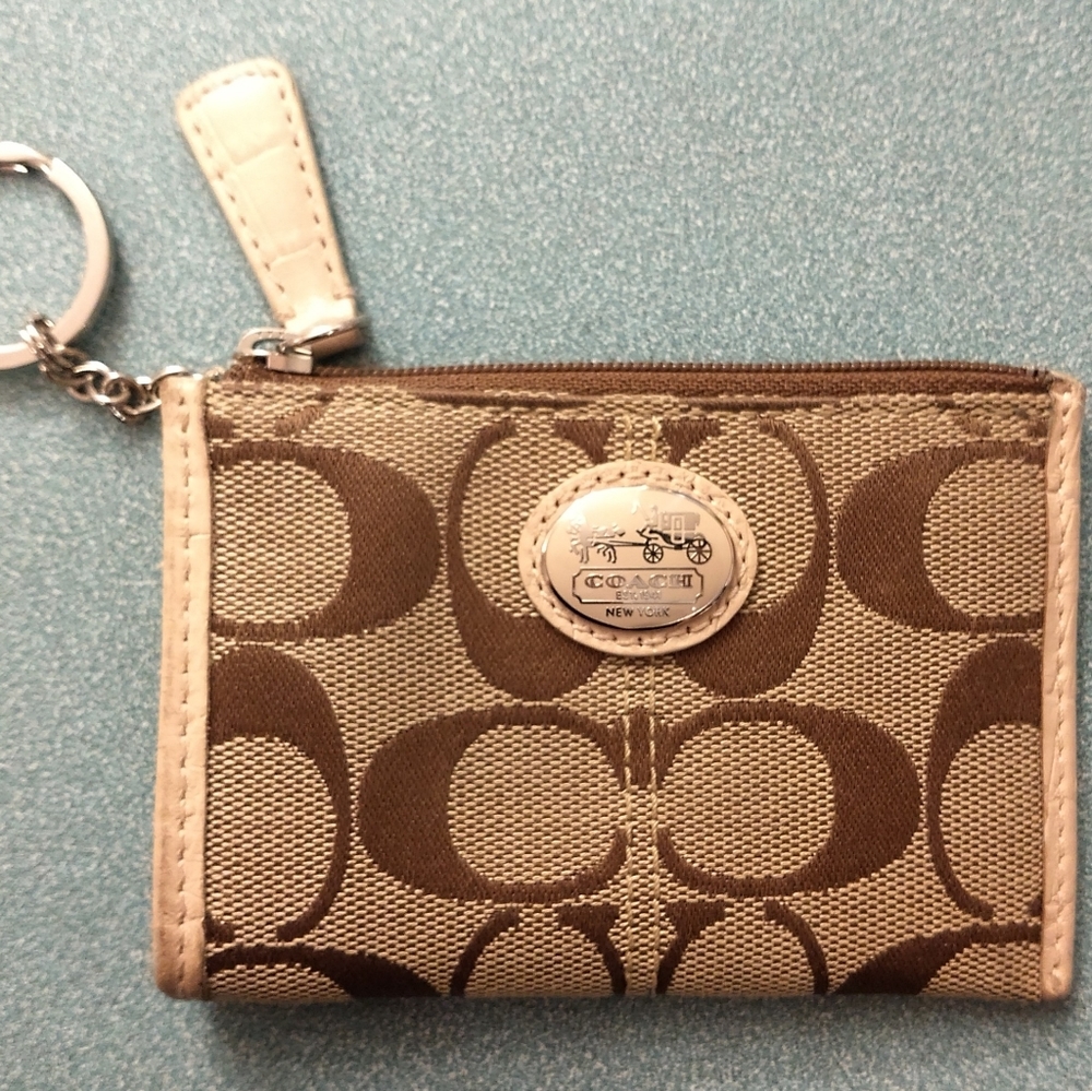 Coach mini wallet, coin purse, ID wallet
